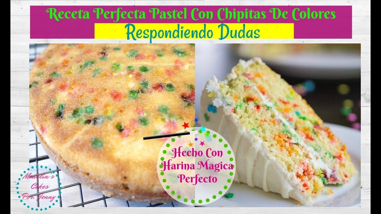 Pastel Con Chispitas De Colores/Respondiendo Dudas