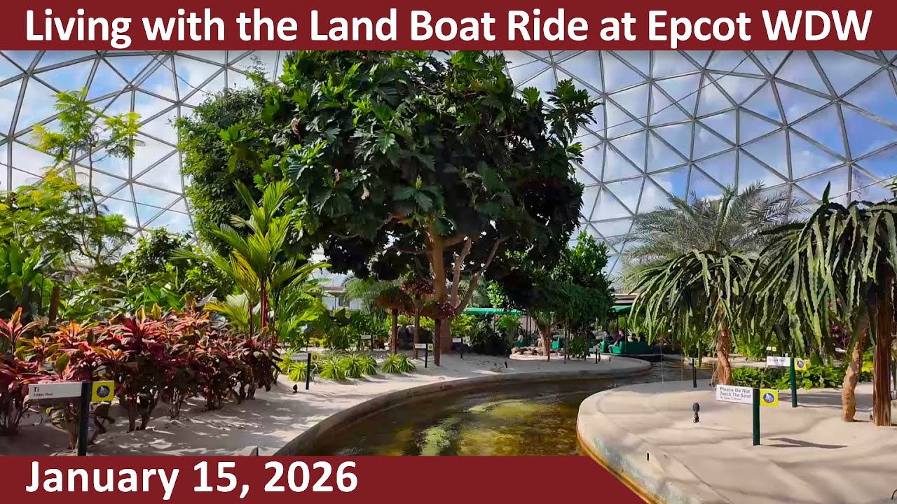 Living with the Land Boat Ride at Epcot in Walt Disney World
