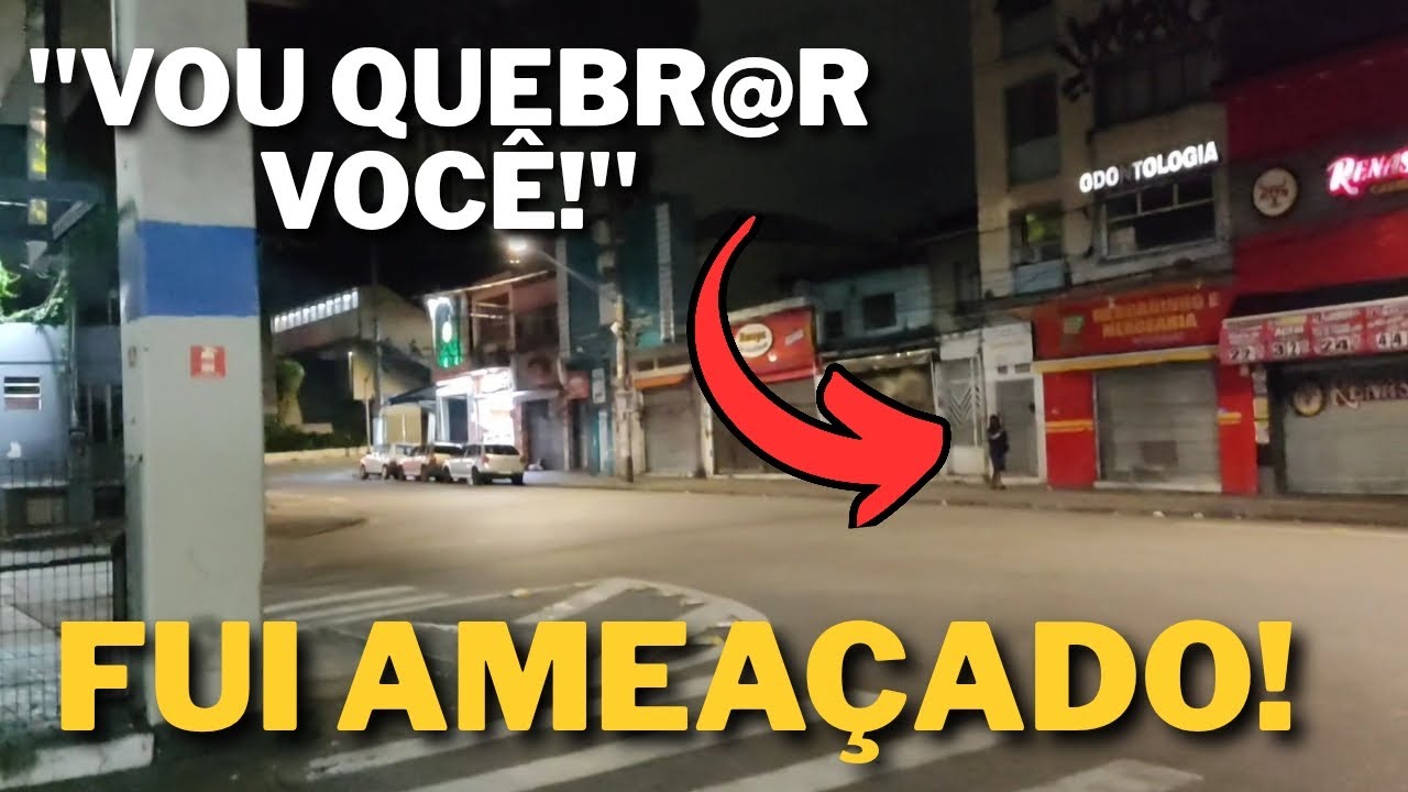 FUI AMEAÇADO NA RUA EM SANTANA (SP) — SITUAÇÃO SAIU DO CONTROLE