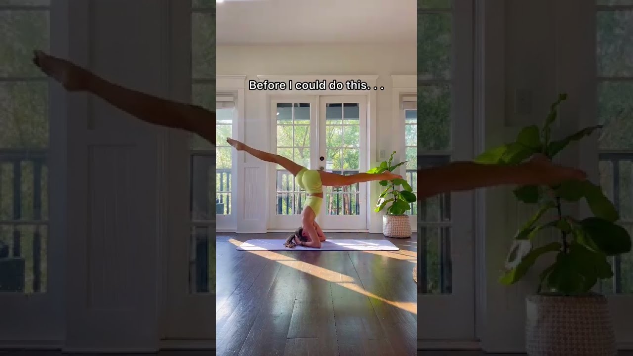 Before I did headstands like this ⬆️ - check this out👀
