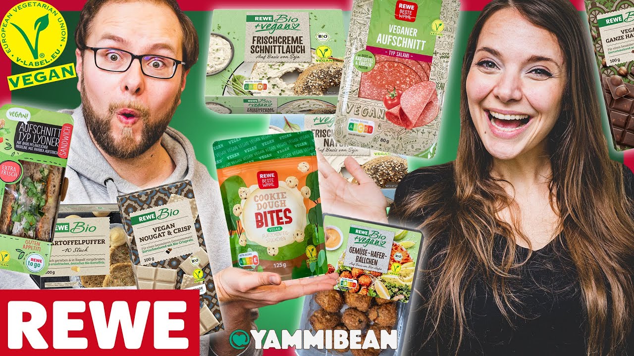 REWE gibt Vollgas! Neue VEGANE Produkte im Test