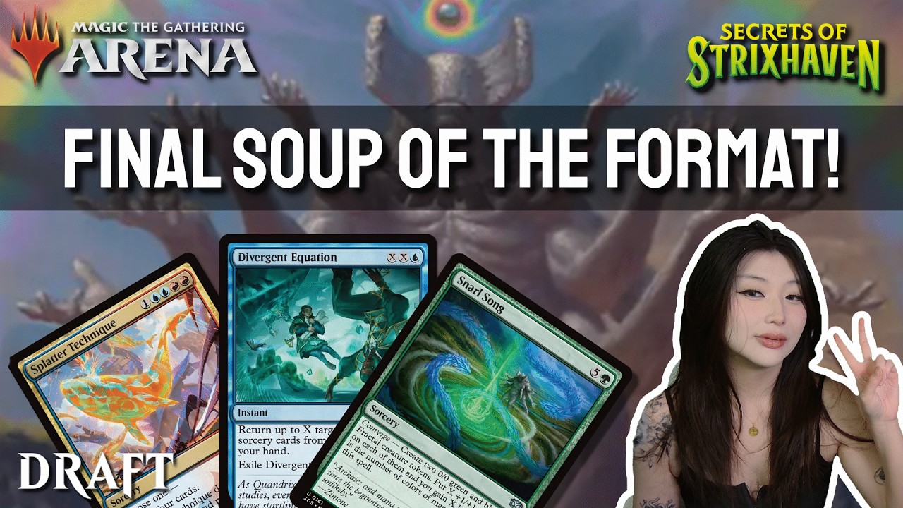 FINAL SOUP OF THE FORMAT! 🍜 | Secrets of Strixhaven Premier Draft | MTG Arena