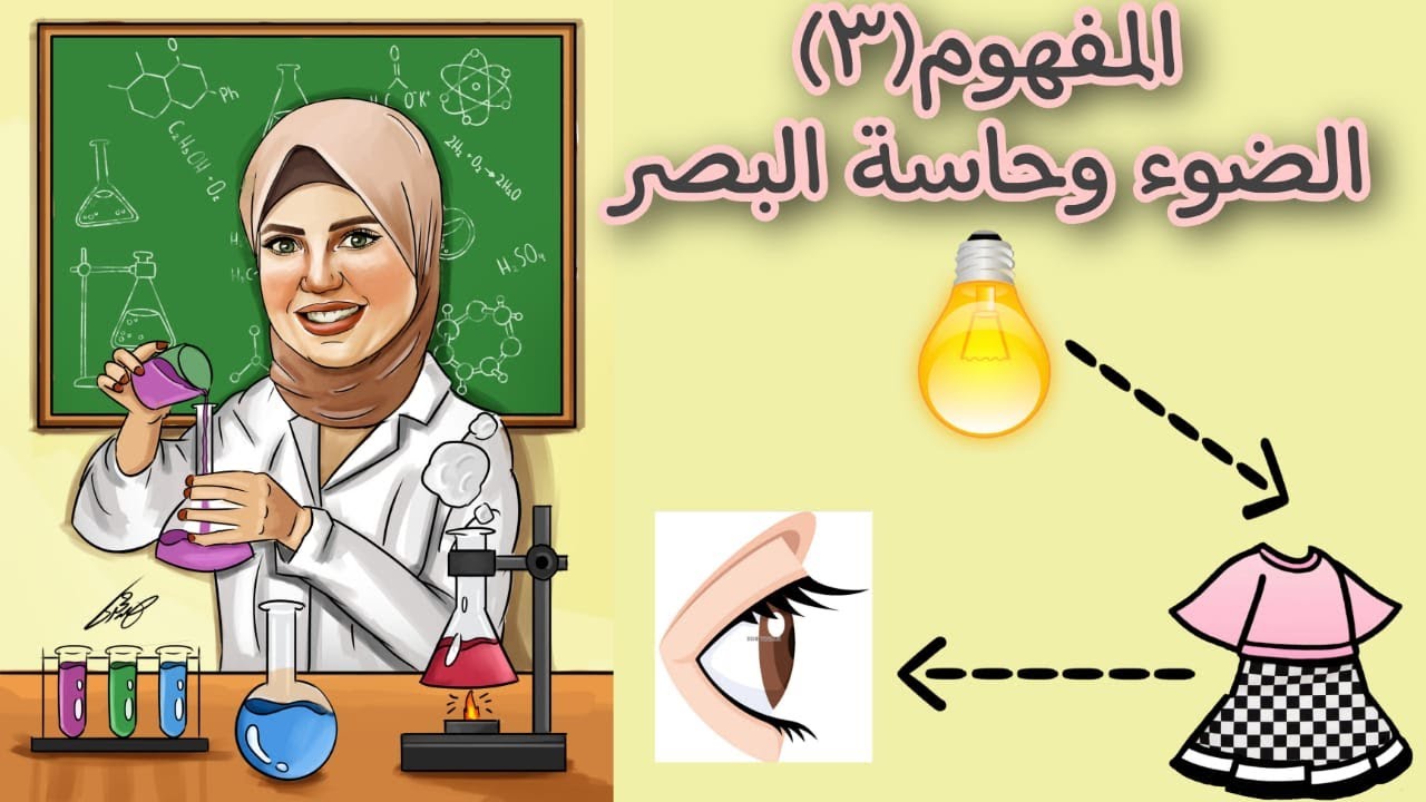 الضوء وحاسة البصر _ علوم الصف الرابع المنهج الجديد 2022 _ المفهوم التالت .