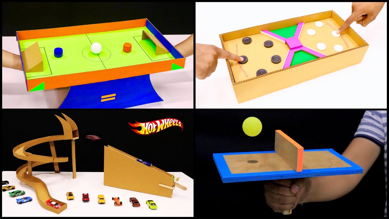 Top 5 Amazing Cardboard Games Compilation