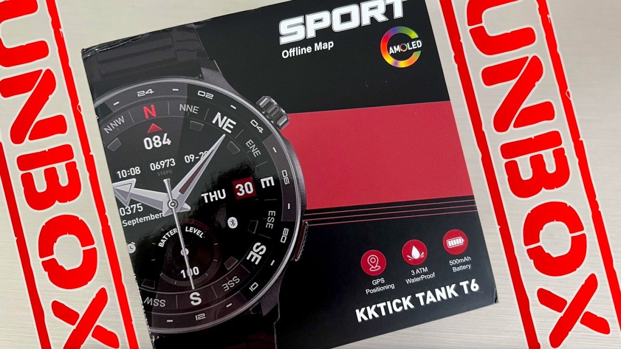 ⌚️ KKTICK Tank T6 📦 Unboxing 📦