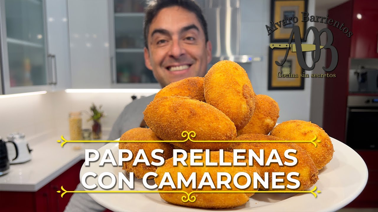 PAPAS RELLENAS CON CAMARONES- Como hacer papas rellenas perfectas - Alvaro Barrientos