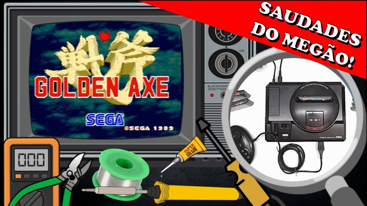 MEGADRIVE TEC TOY DAS ANTIGAS - HORA DO TRATO!
