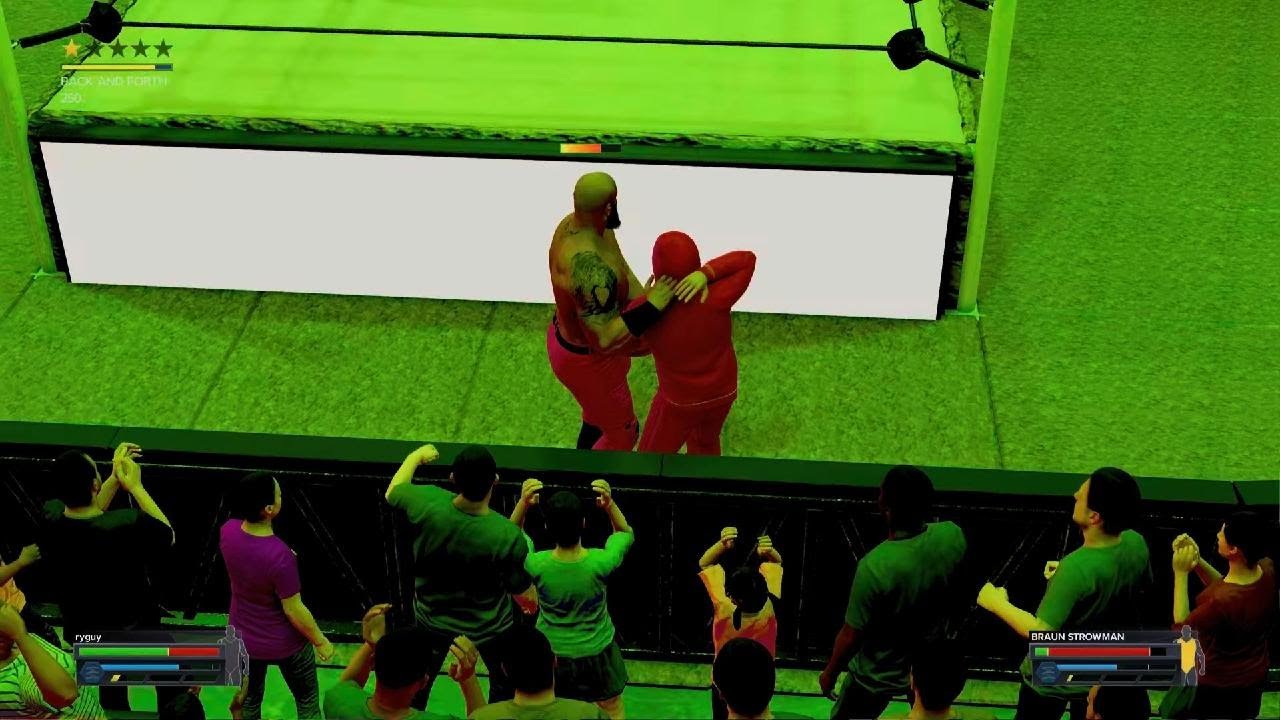 Ryguy vs Braun straunman wrestlemania 