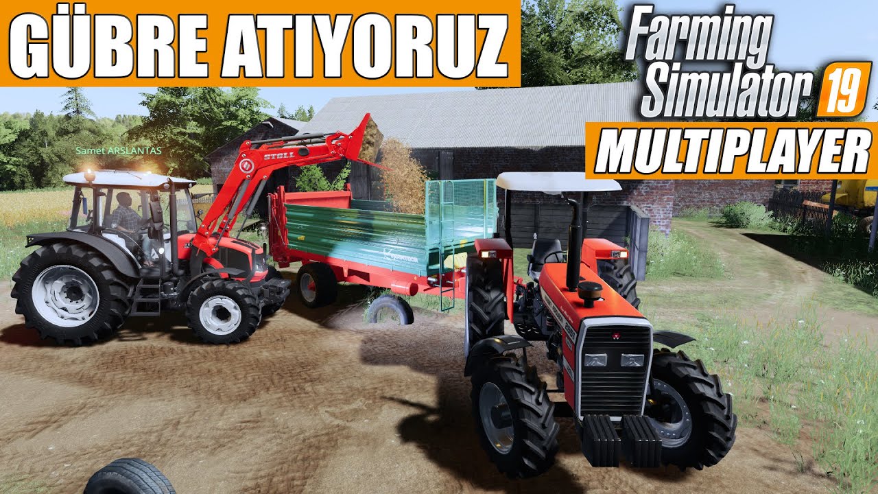 SAMET İLE TARLALARA HAYVAN GÜBRESİ ATIYORUZ !!