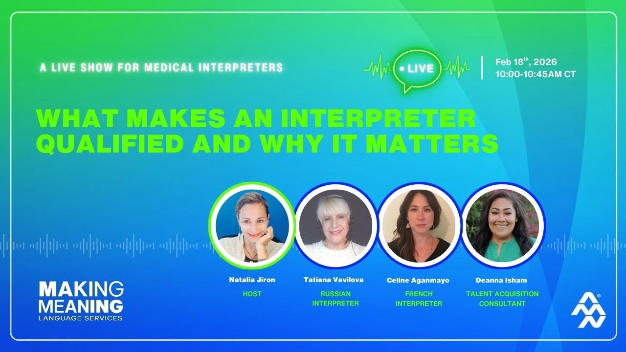 Making Meaning Show: What Makes an Interpreter Qualified and Why It Matters