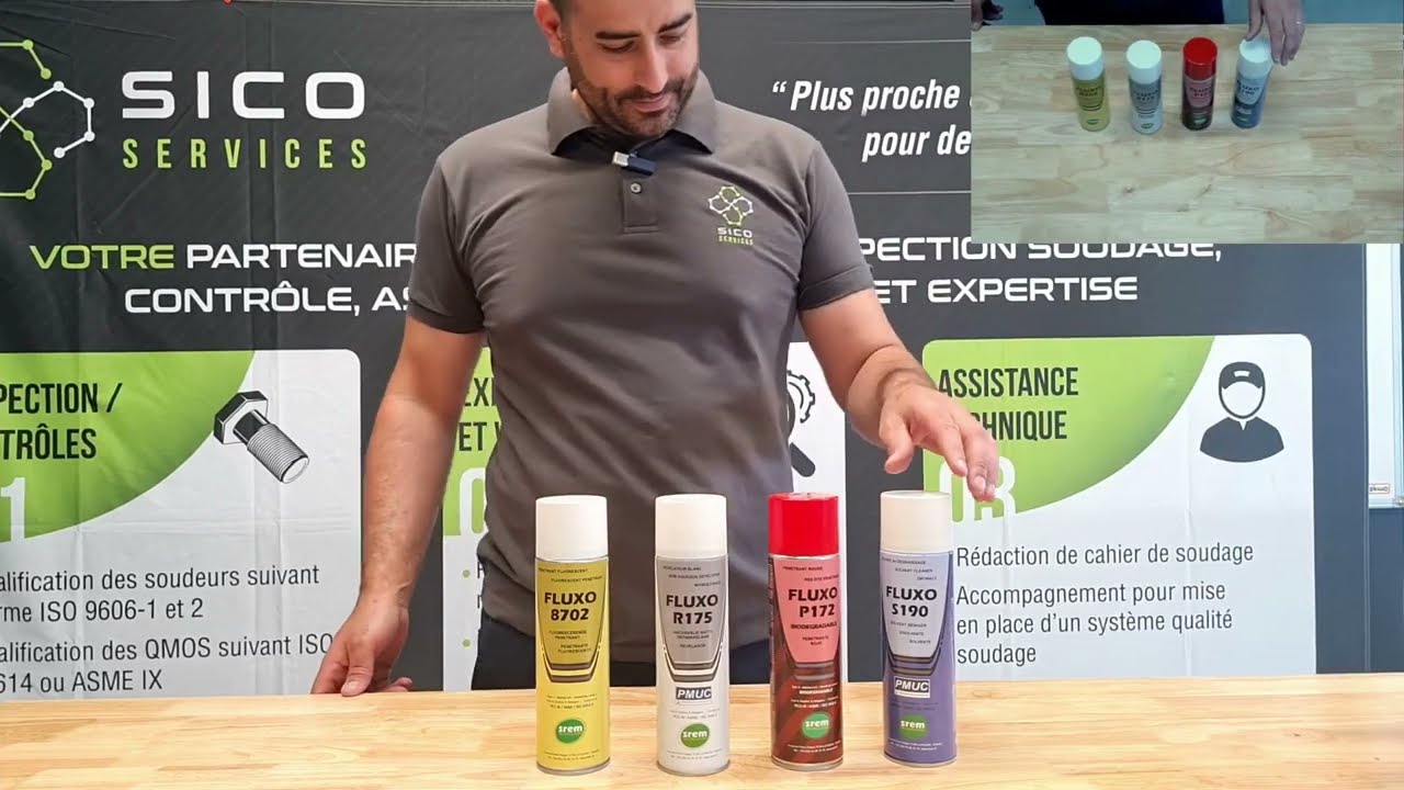 Les produits et matériels de ressuage