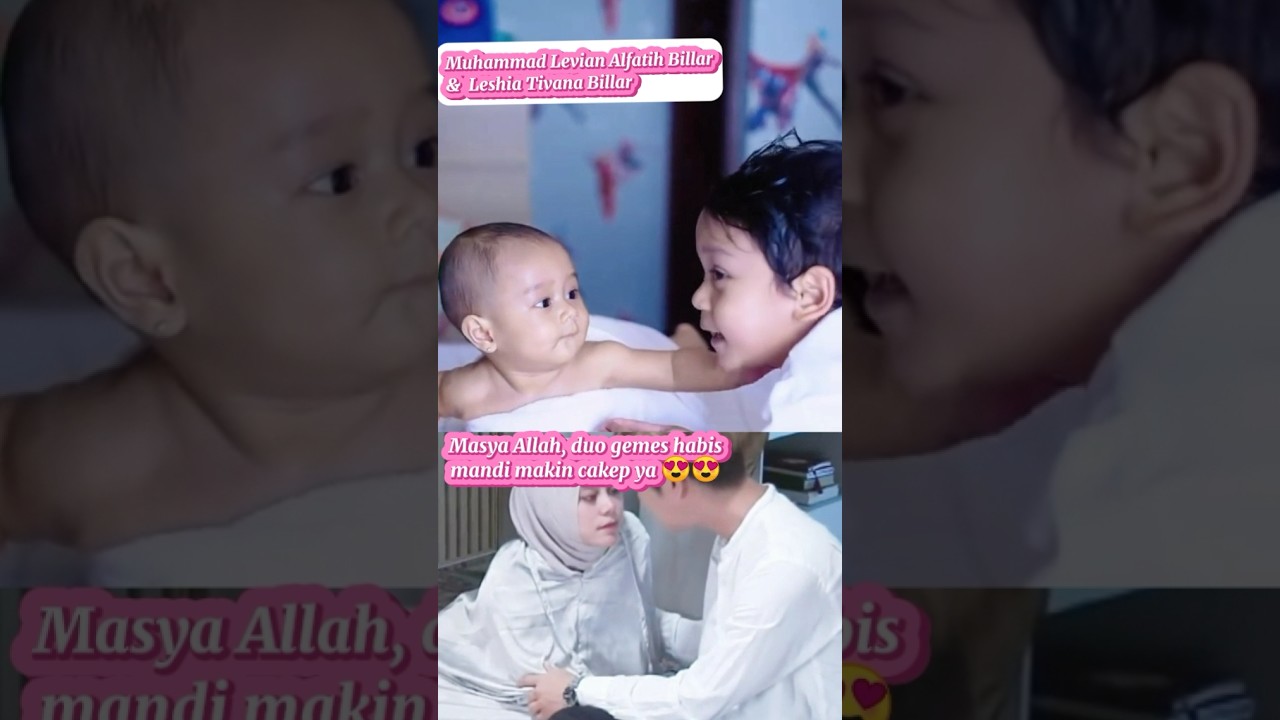 Tabarakallah, Muhammad Levian Al-Fatih Billar dan Leshia Tivana Billar. #feedshorts