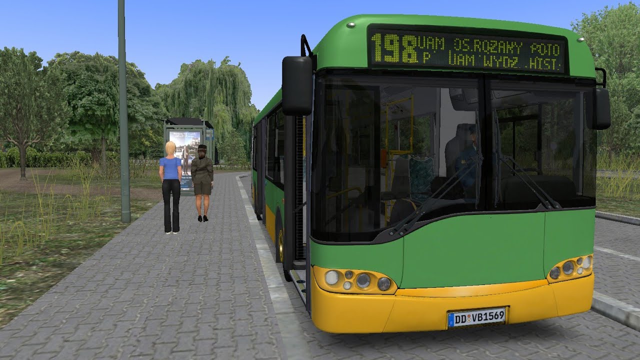 (OMSI 2) Poznań Linia 198 (Os. Sobieskiego➡UAM Os. Różany Potok)