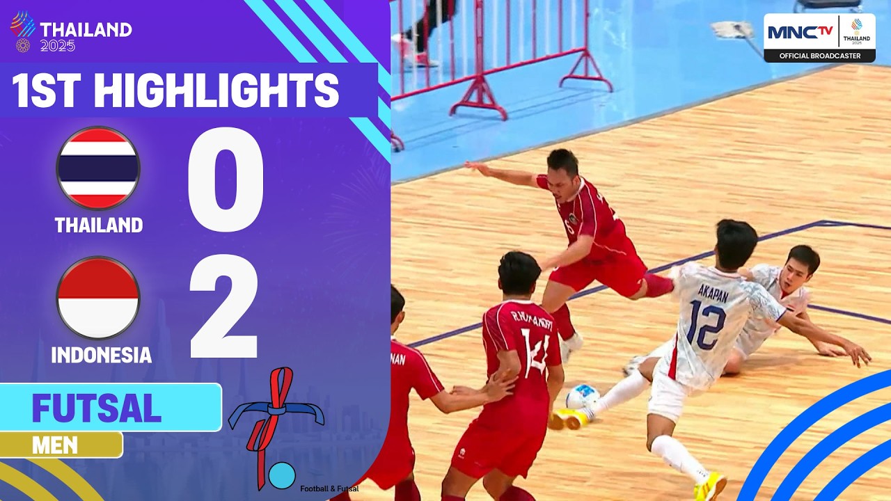 1st SEA GAMES THAILAND FUTSAL (MEN) THAILAND VS INDONESIA | SEA GAMES THAILAND 2025