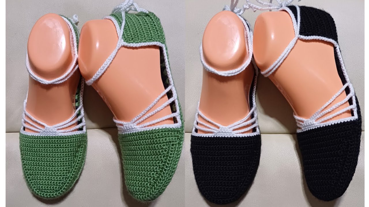 Sandalet Model Keçe Tabanlı Babet Patik Yapımı 🌸🌸