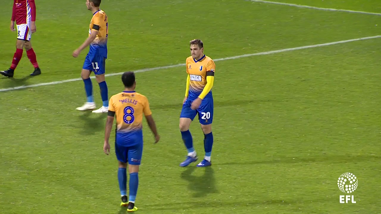 Timi Elsnik nearly completes his hat-trick at Crewe