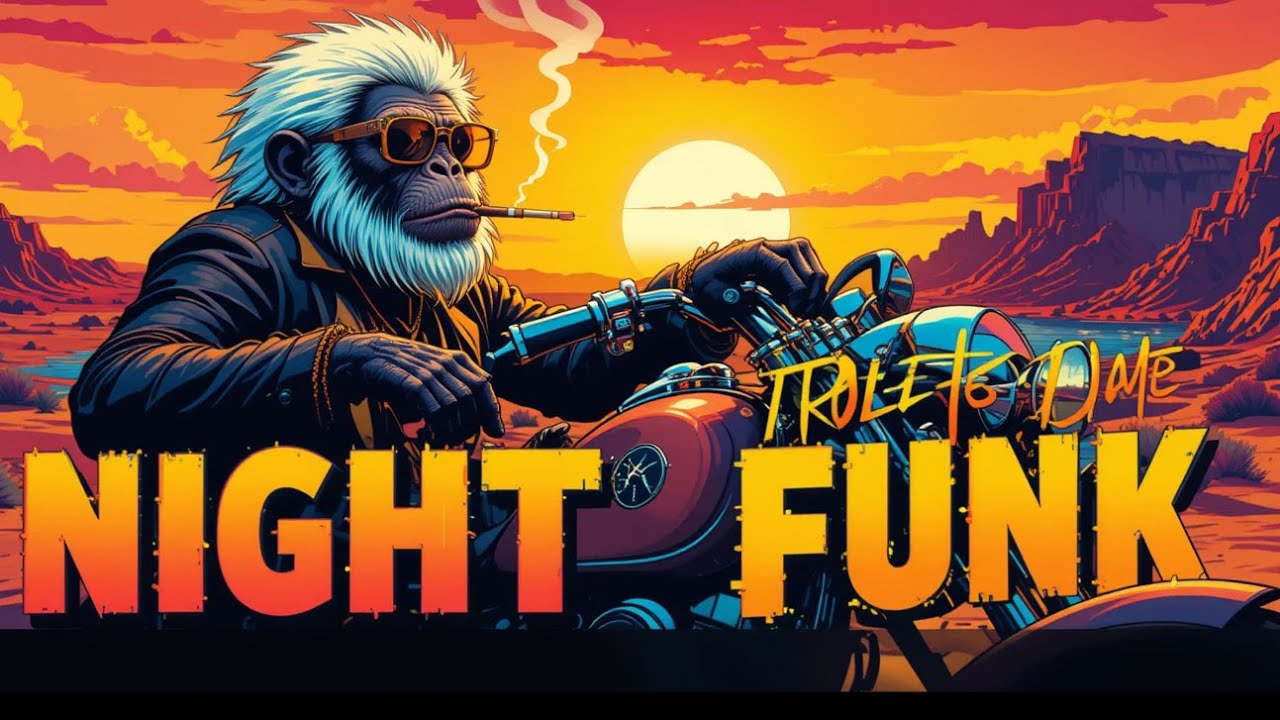 🌙 Night Funk 🌵 1 Hour Cinematic Desert Noir Chill-Funk Guitar Grooves for Study & Roadtrip