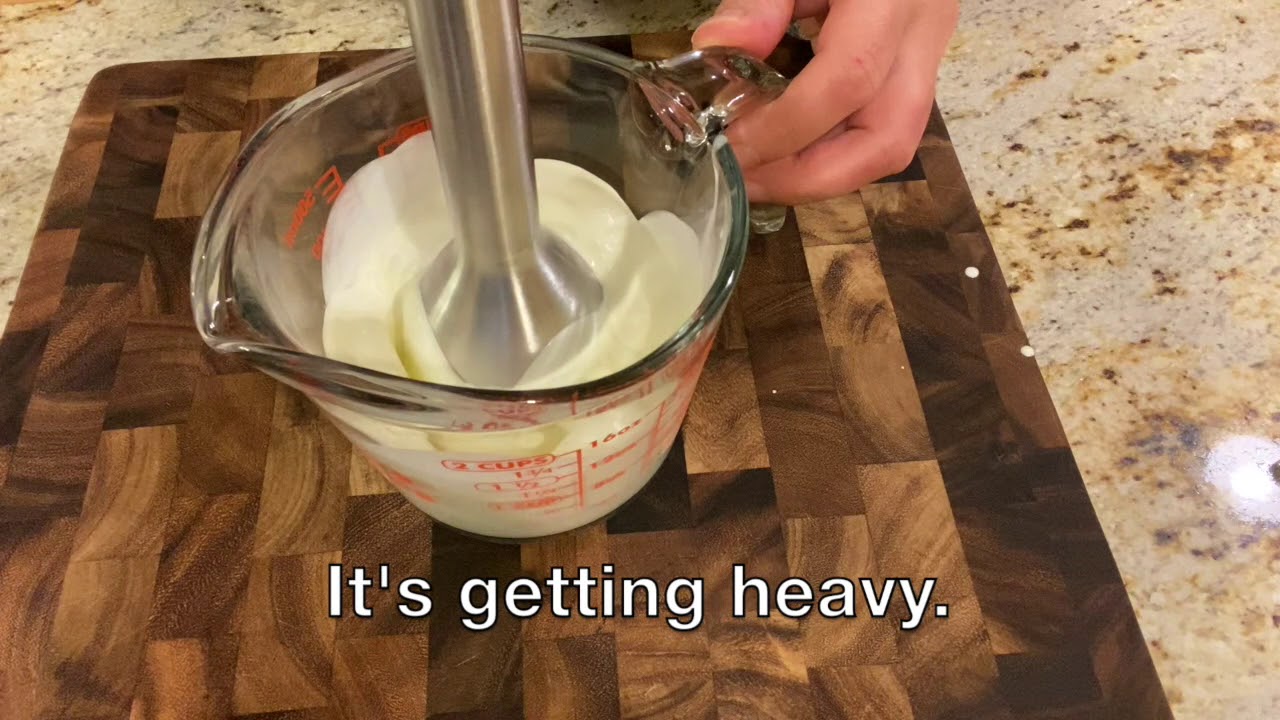 Vitamix Immersion Blender Testing: can it whip cream?
