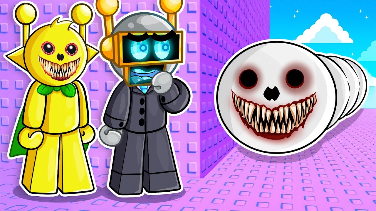 SOBREVIVE AL GUSANO que no PUEDE PARAR de SONREÍR en LA TORRE TROLL en ROBLOX!