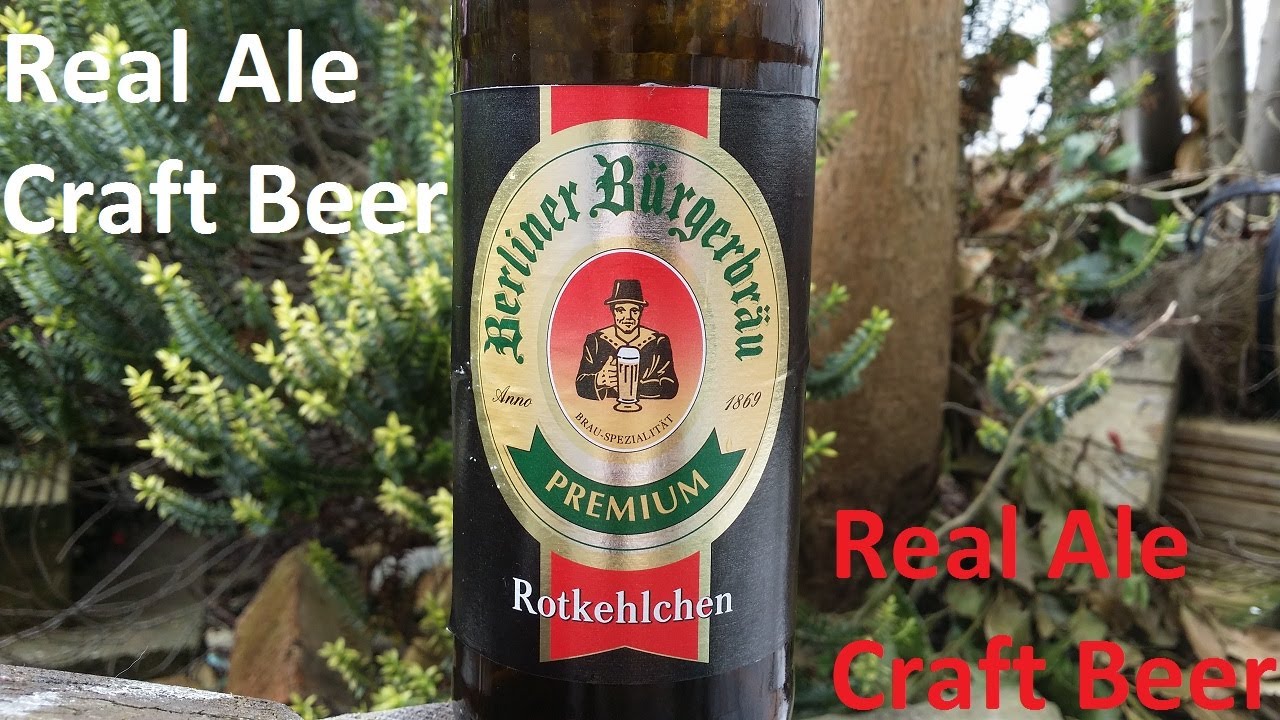 Berliner B&uuml;rgerbr&auml;u Premium Rotkehlchen By Berliner Kindl Schultheiss Brauerei