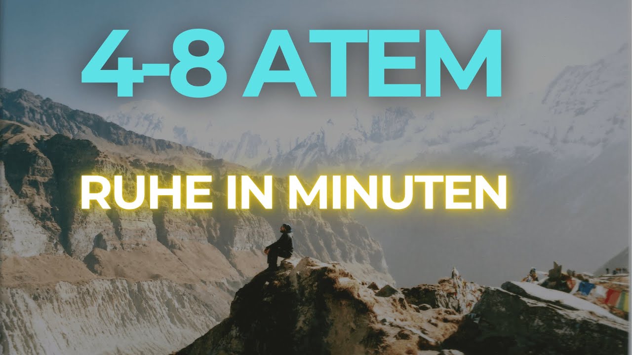 Finde Ruhe in wenigen Minuten – nur mit deinem Atem. 5 Minuten 4-8 Atemtechnik