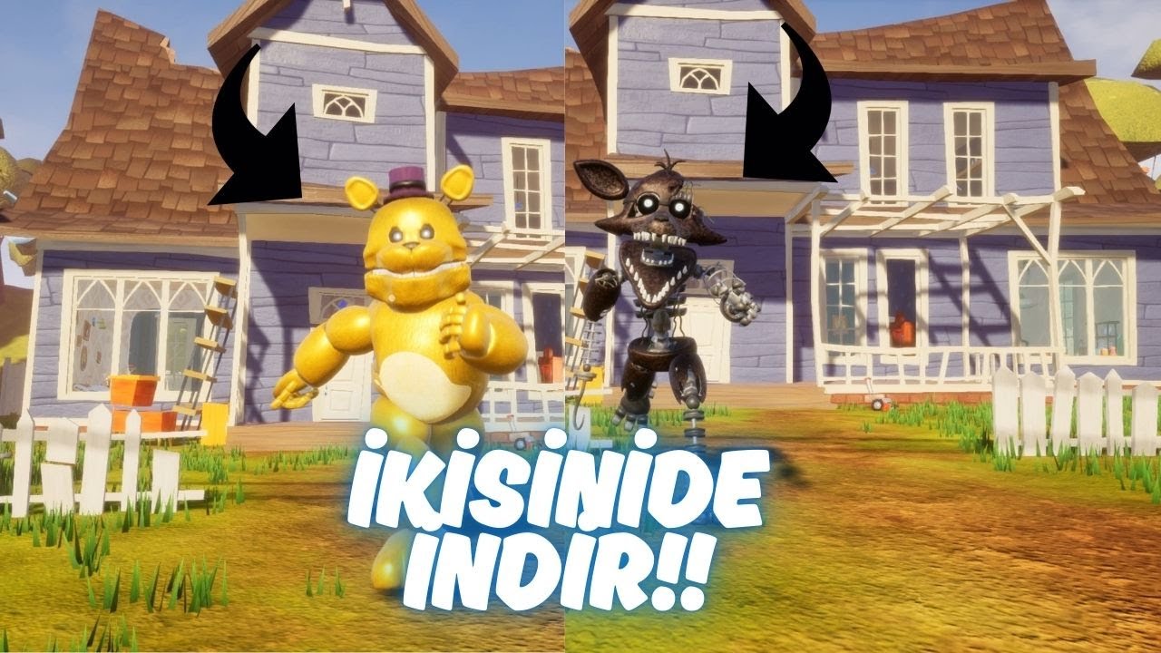 HELLO NEIGHBOR FREDBEAR VE FOXY MODU NASIL INDIRILIR?