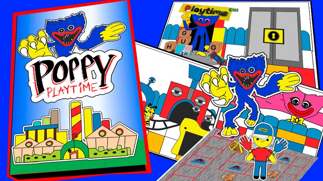HAZ UN LIBRO DE POPPY PLAYTIME 👉 DIY Poppy Playtime