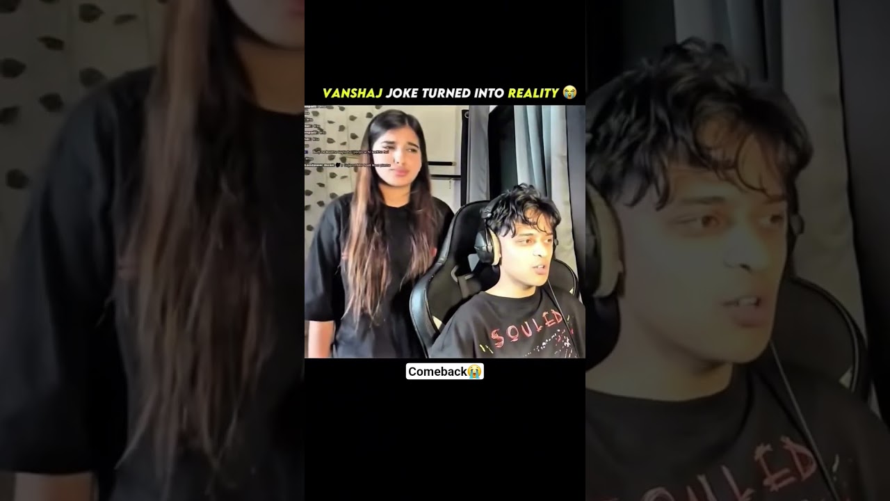 joke turn into reality 😭😭 #vanshaj#pooja subscribe pleasee!!