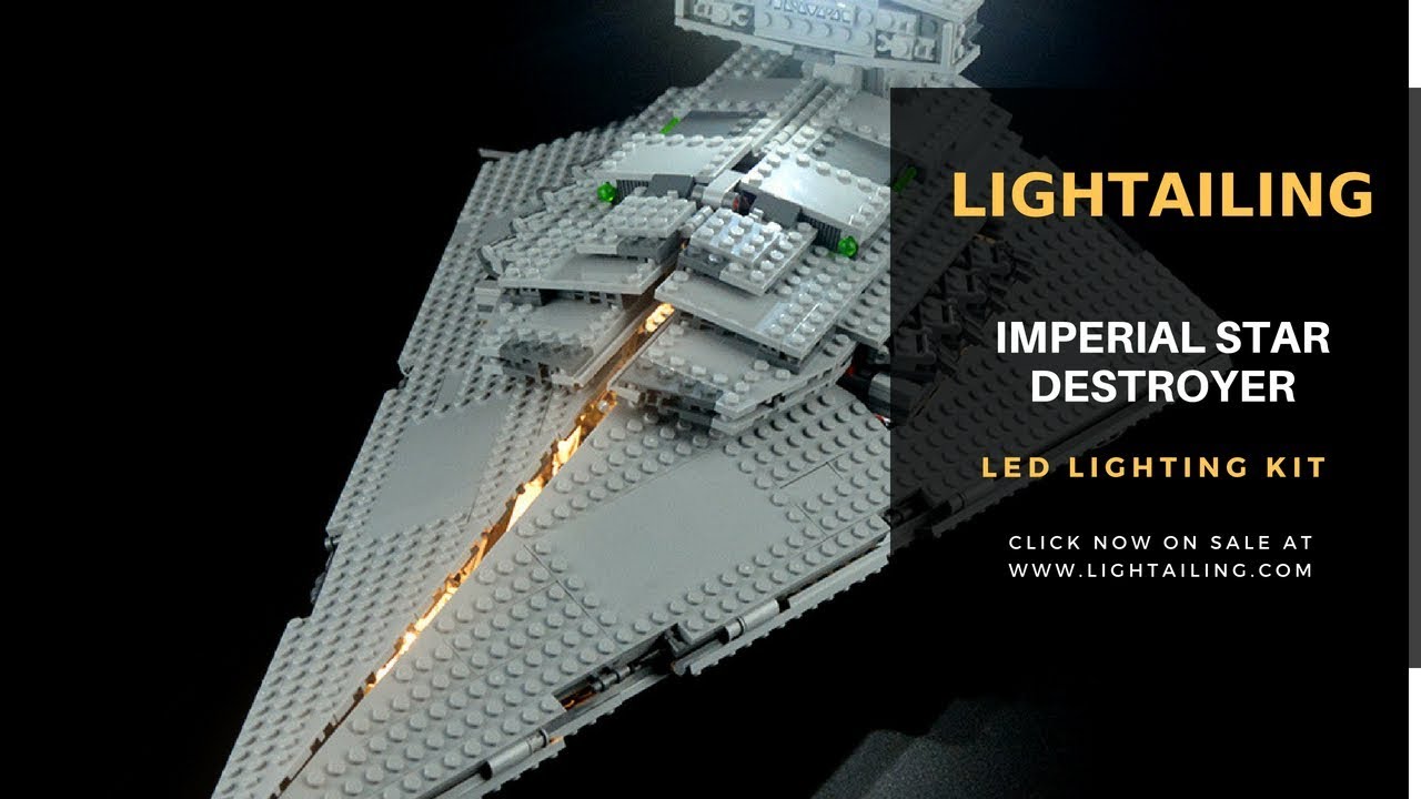 LEGO Star Wars Imperial Star Destroyer 75055 LED Light Kit -Lightailing