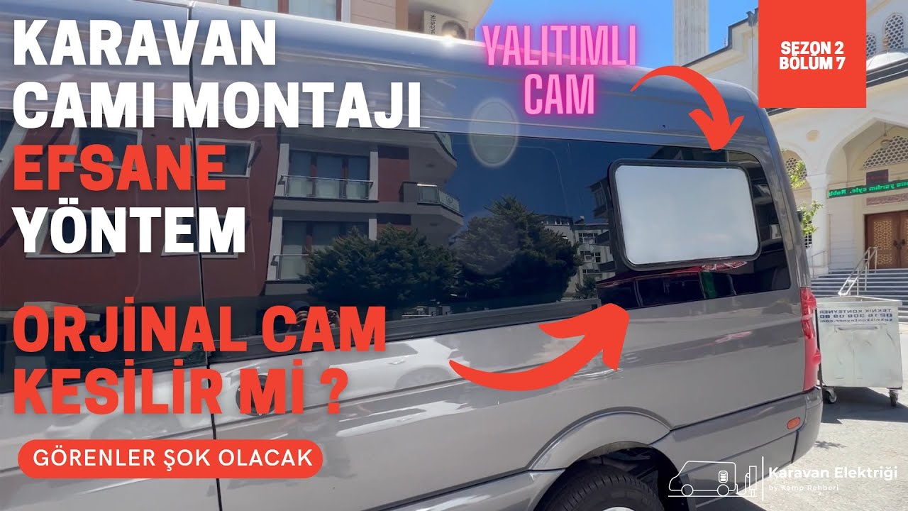 KARAVAN CAMI MONTAJINDA EFSANE YÖNTEM 😉 | CRAFTER KARAVAN YAPIMI BÖLÜM 7