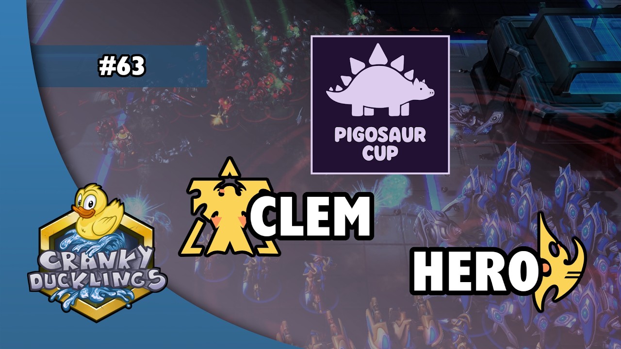 Clem vs herO - TvP | PiGosaur Cup #63 | Weekly StarCraft 2 Tournament
