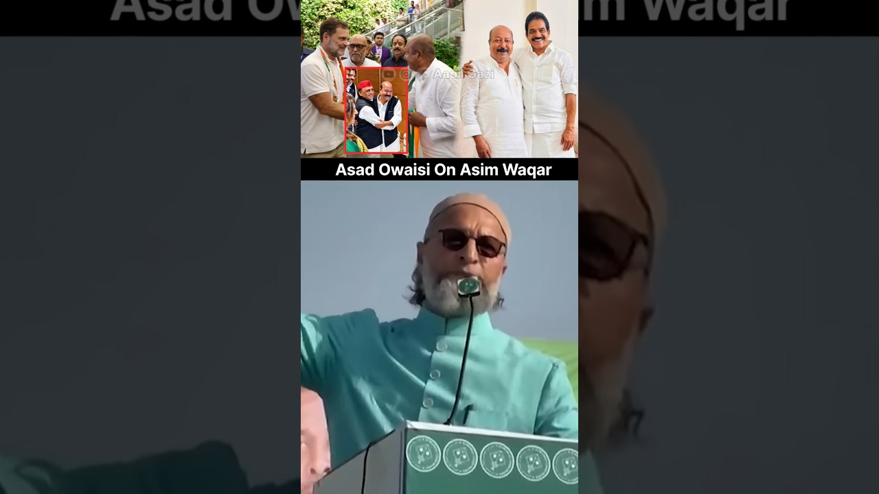 Tum Mere Par Ungli Utha Rahe | Br. Asaduddin Owaisi Best Reply To Asim Waqar | AIMIM | Aadil Gazi