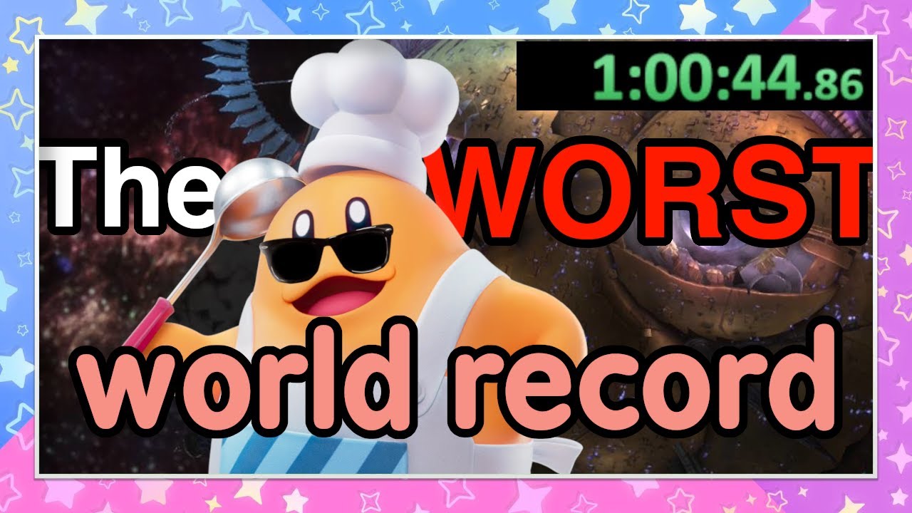 How the worst Kirby speedrunner got a World Record in Air Riders