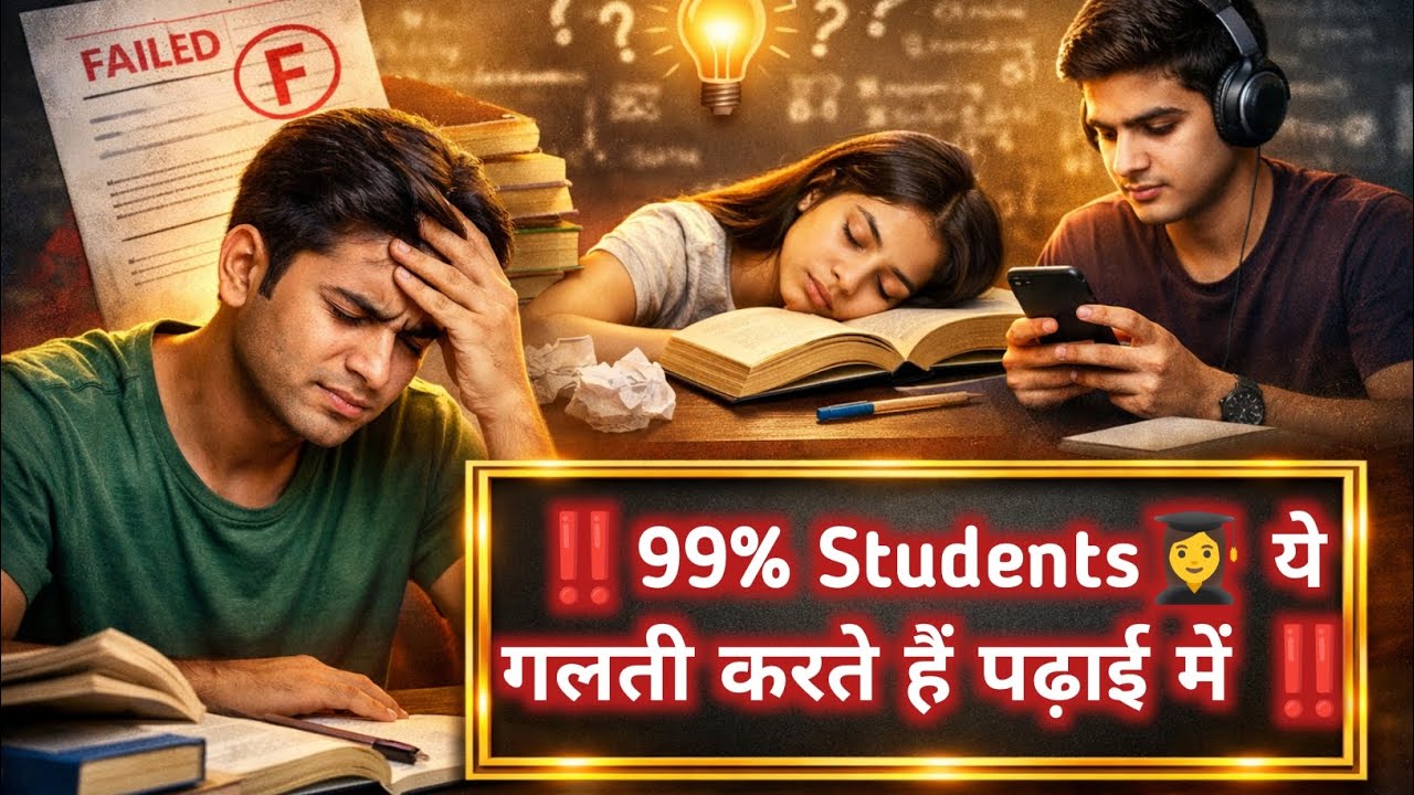 💯✅ 99% Students👩‍🎓 ये गलती करते हैं पढ़ाई में | #kathax kahani #2026 