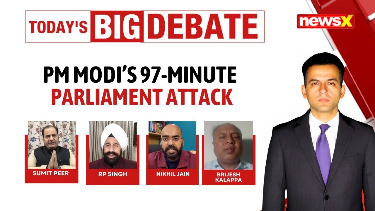 PM Modi&rsquo;s 97-Minute Rajya Sabha Speech Targets Opposition After Parliament Disruptions