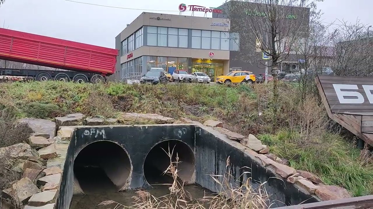 Пруд в городе Видное 21.11.25