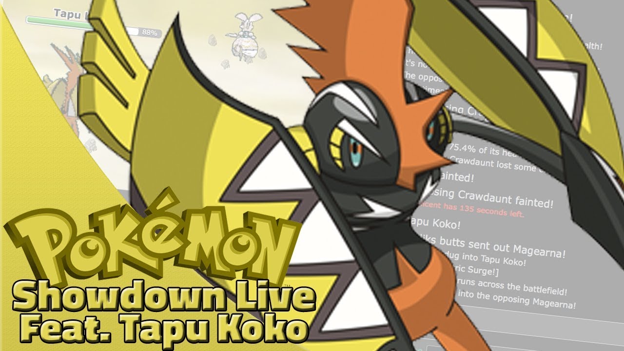 Shuca Berry Tapu Koko! Pokemon Sun and Moon OU Showdown Live W/OPJellicent (Smogon OU Team)