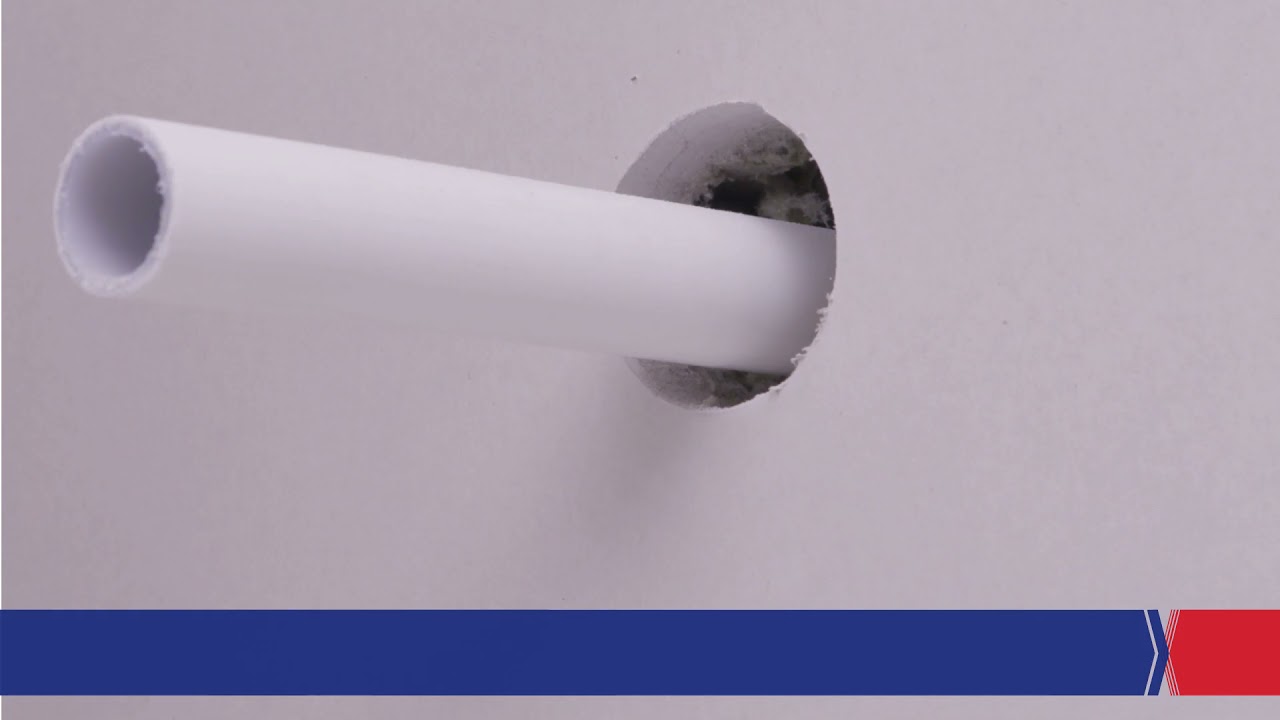 Nullifire FS709 - Brandwerend afdichten van een Alupex buis door een wand