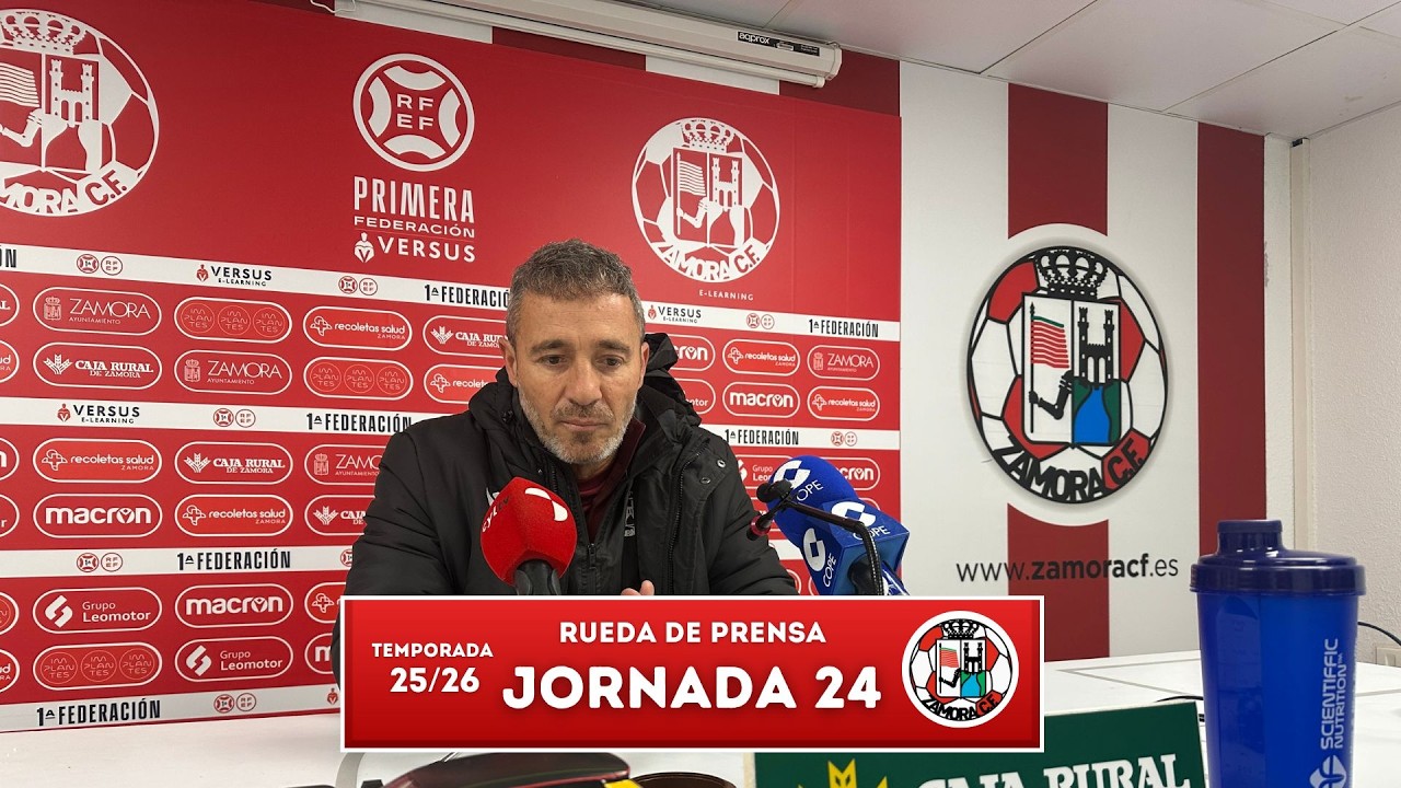 Rueda de prensa Jornada 24 - Óscar Cano