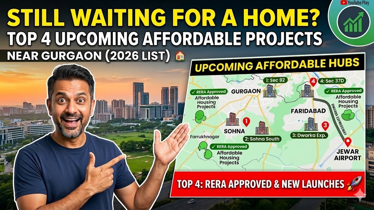 🏠 Still Waiting for a Home? Top 4 Upcoming Affordable Projects Near Gurgaon (2026 List)