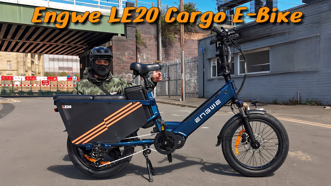 Engwe LE20 Cargo E-Bike Review | 250W Mid-Drive, 100Nm Torque, 19.2Ah Battery! S6E11