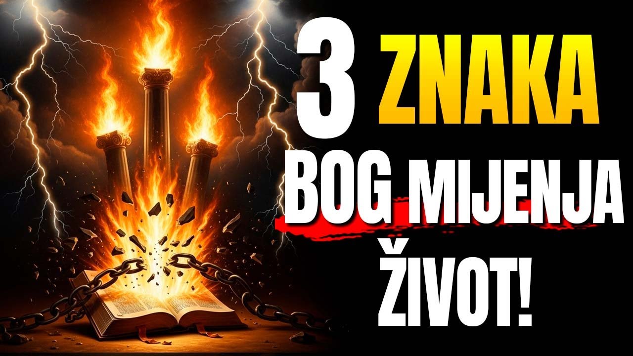 3 moćna znaka da je Bog na putu promijeniti tvoj život!