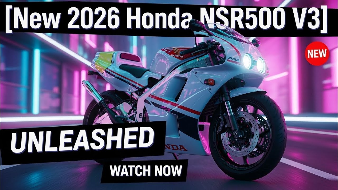 New 2026 Honda NSR500 V3 🔥 Legendary 2-Stroke Returns | Full Review & Sound