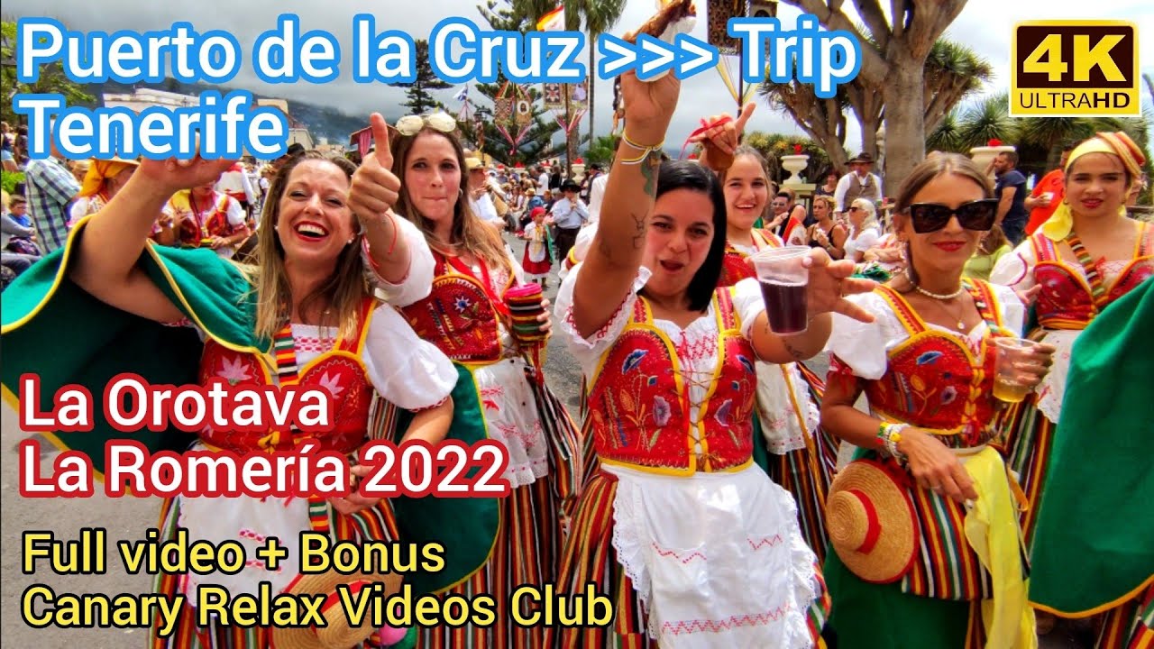 TENERIFE 🏝️ Puerto de la Cruz - La Orotava - La Romería 26 June 2022 Teneriffa Kanarische Inseln