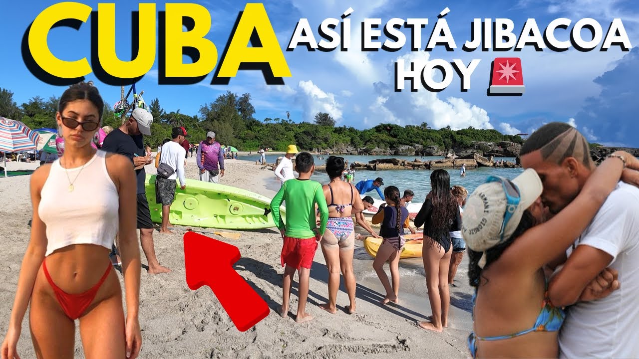 PLAYA JIBACOA CUBA HOY 🏖️ Así están las PLAYAS en AGOSTO 2025 😱 ¿ADIÓS VERANO en CUBA?