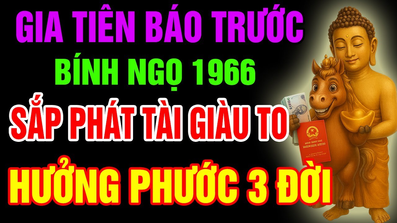 Gia Tiên Báo Lộc, Bính Ngọ 1966 Sắp Phát Tài Giàu To, Tiền Bạc Ùn Ùn Kéo Đến Nếu Có 10 Điềm Lành Này