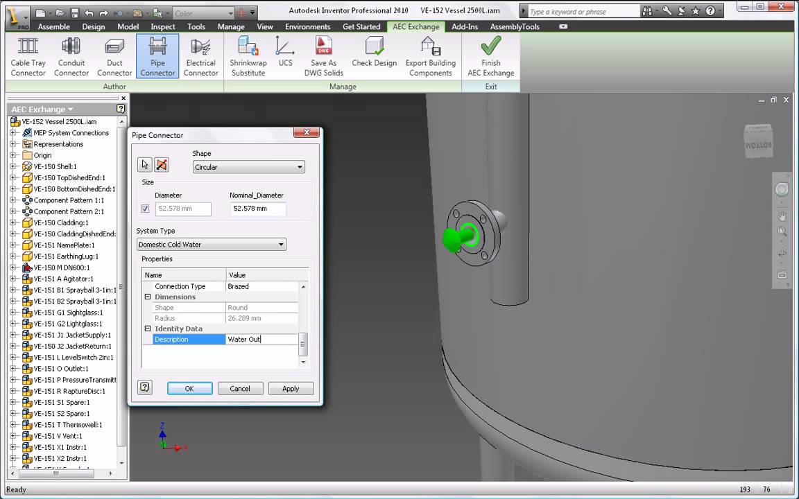 Autodesk Inventor 2010 AEC Exchange