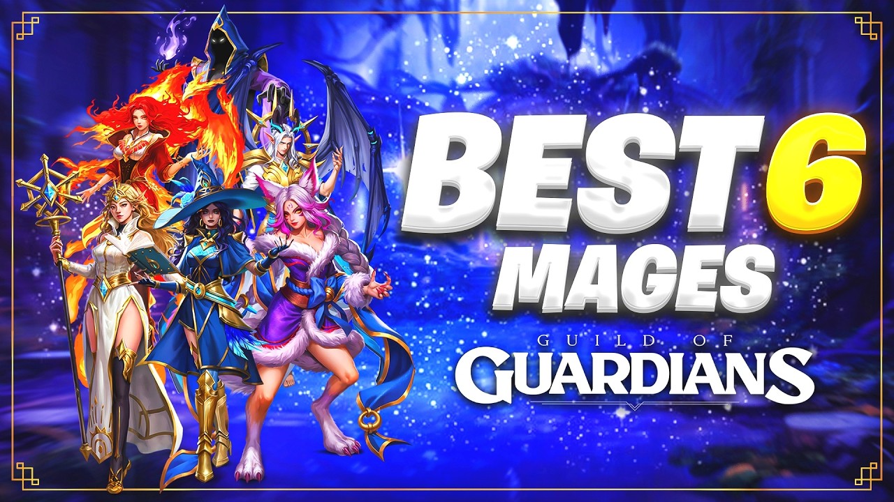 The 6 BEST MAGE in Guild of Guardians [ FREE Budget f2p and P2W ]