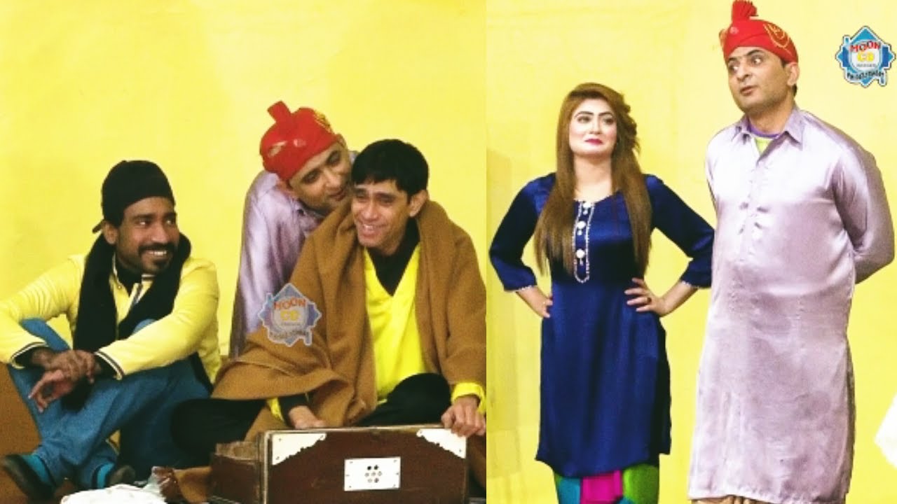 Amjad Rana with Nida Khan | Goshi 2 and Azeem Vicky with Nadeem Chitta Stage Drama Comedy Clip 2020