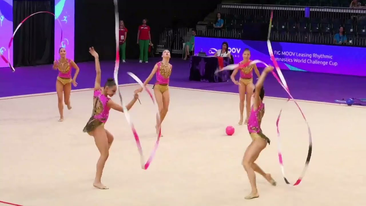 BULGARIA / 3 RIBBONS 2 BALLS / (34.700) AA - WCh Cluj-Napoca 2024